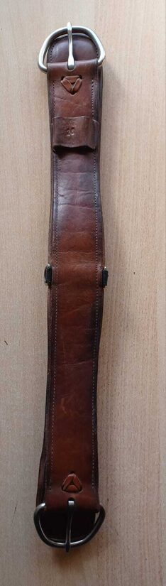 Ledergurt, mittelbraun, 28" gebraucht